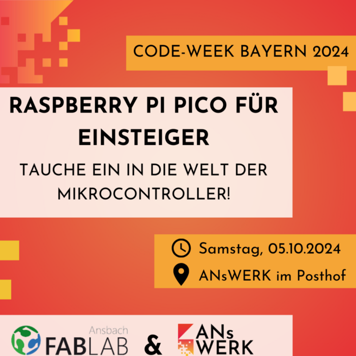 Code Week 2024: Workshop Raspberry Pi Pico für Einsteiger